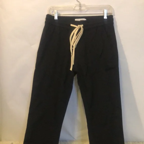 Black Drawstring Slacks - Picture 4 of 7